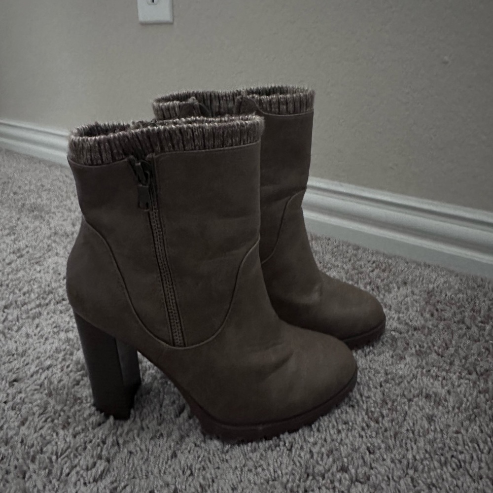 Brown Heel Boots